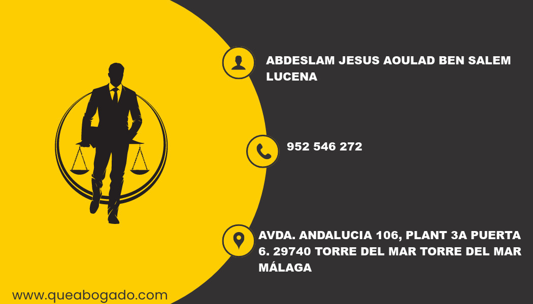 abogado Abdeslam Jesus Aoulad Ben Salem Lucena (Torre del Mar)