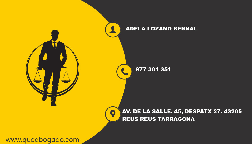 abogado Adela Lozano Bernal (Reus)