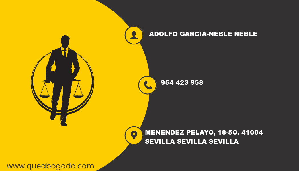 abogado Adolfo Garcia-Neble Neble (Sevilla)