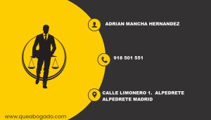 abogado Adrian Mancha Hernandez (Alpedrete)