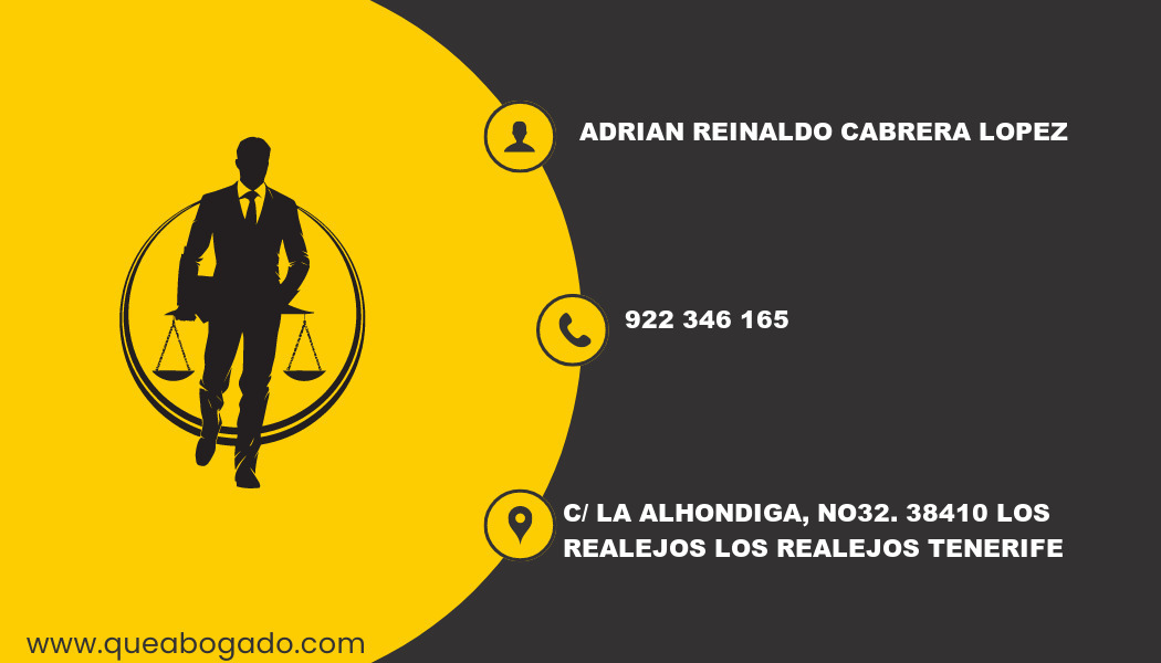 abogado Adrian Reinaldo Cabrera Lopez (Los Realejos)