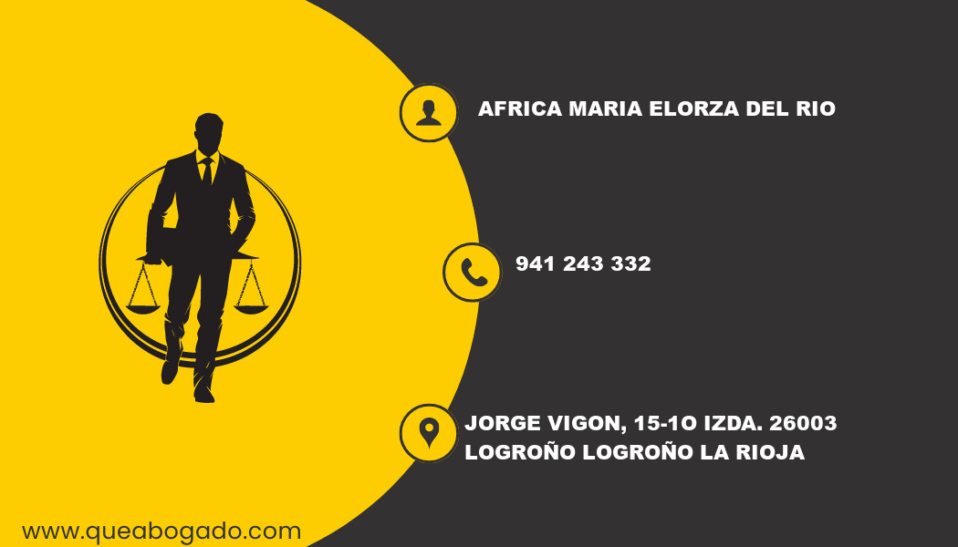 abogado Africa Maria Elorza Del Rio (Logroño)