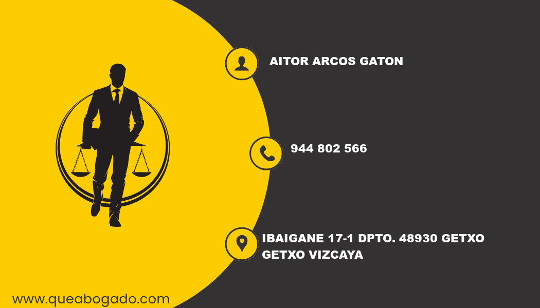 abogado Aitor Arcos Gaton (Getxo)