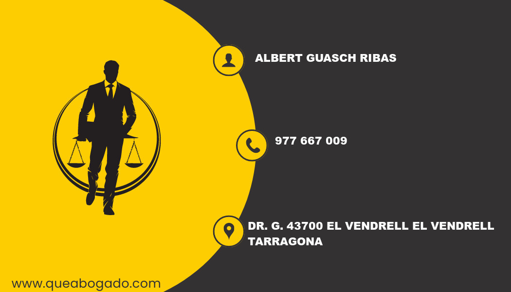 abogado Albert Guasch Ribas (El Vendrell)