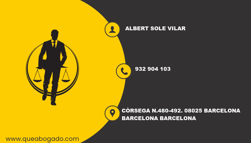 abogado Albert Sole Vilar (Barcelona)