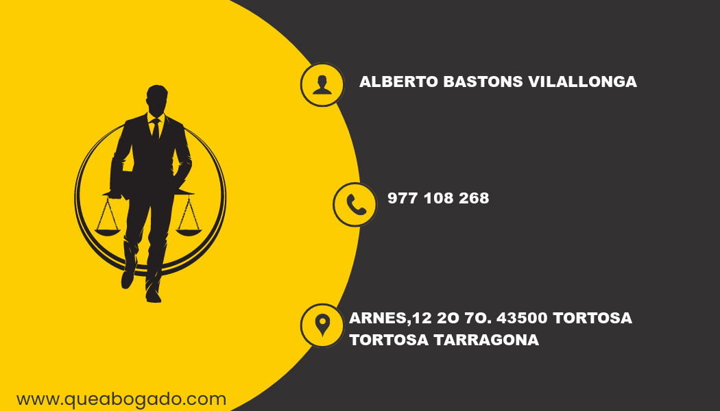 abogado Alberto Bastons Vilallonga (Tortosa)