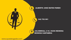 abogado Alberto Jose Mateo Pardo (Reinosa)