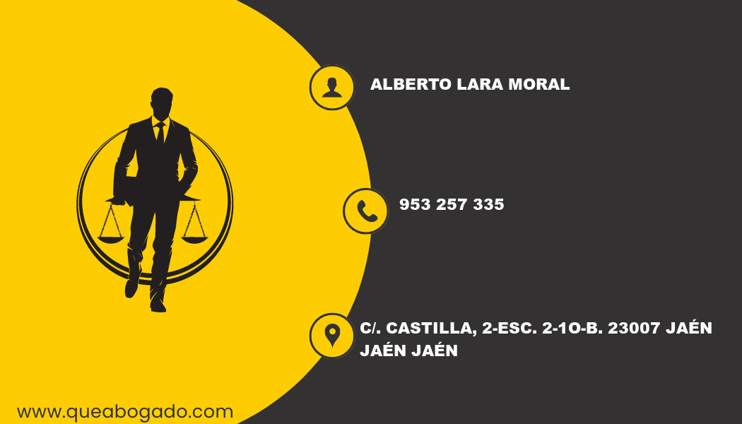 abogado Alberto Lara Moral (Jaén)