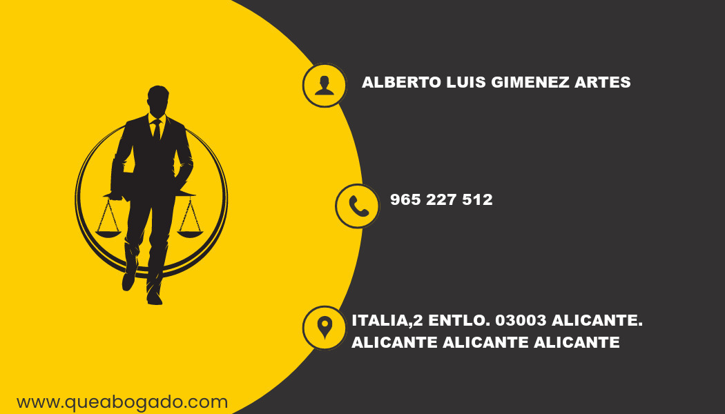 abogado Alberto Luis Gimenez Artes (Alicante)