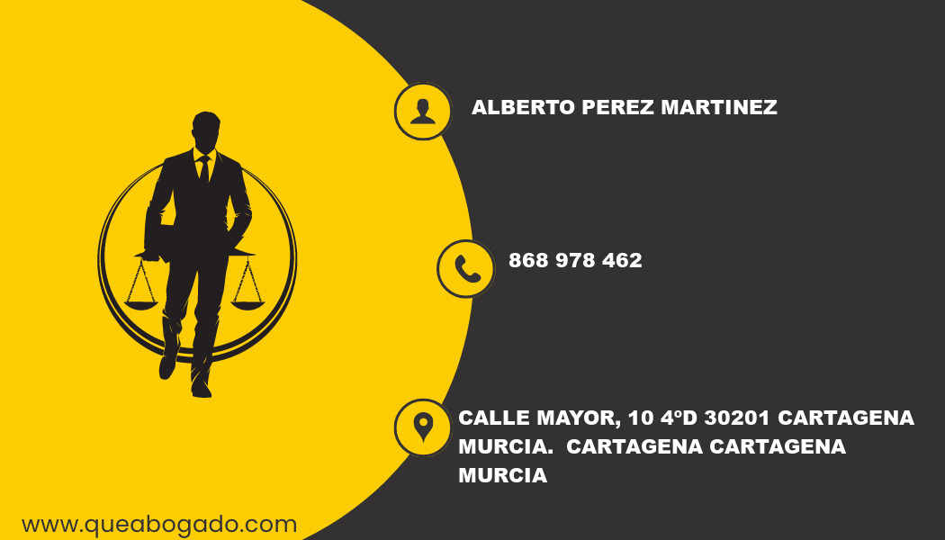 abogado Alberto Perez Martinez (Cartagena)