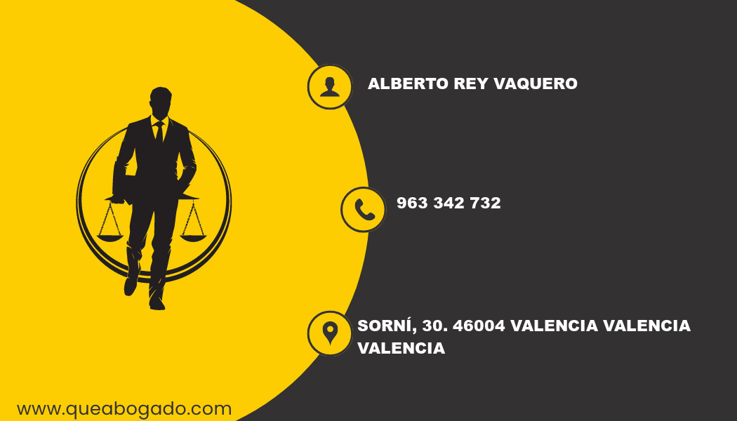 abogado Alberto Rey Vaquero (Valencia)