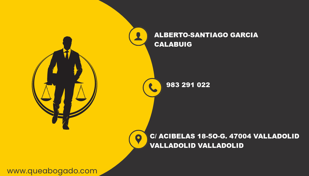 abogado Alberto-Santiago Garcia Calabuig (Valladolid)