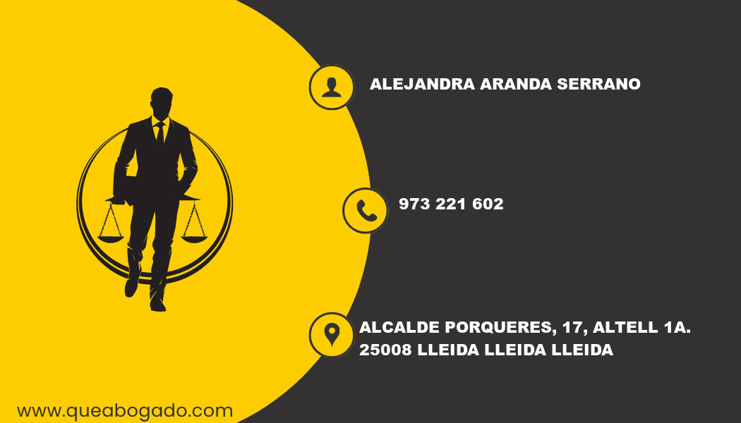 abogado Alejandra Aranda Serrano (Lleida)