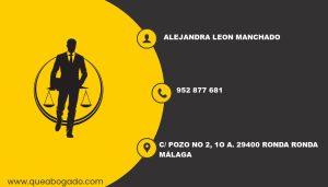 abogado Alejandra Leon Manchado (Ronda)