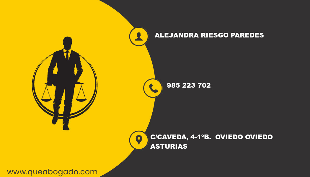 abogado Alejandra Riesgo Paredes (Oviedo)