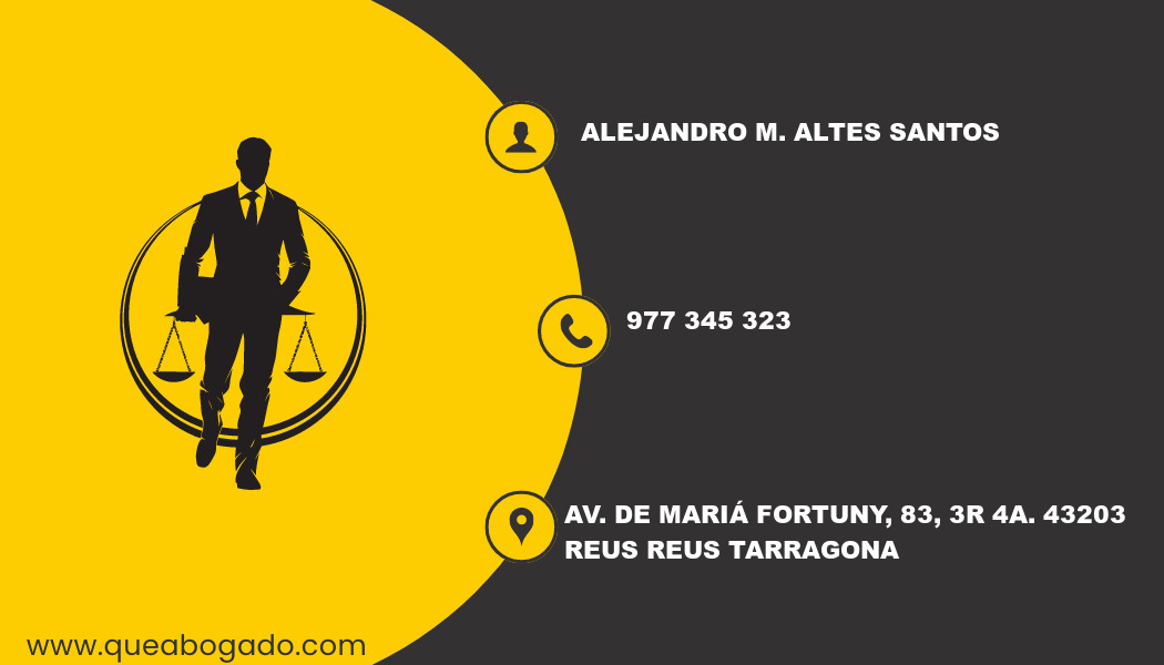 abogado Alejandro M. Altes Santos (Reus)