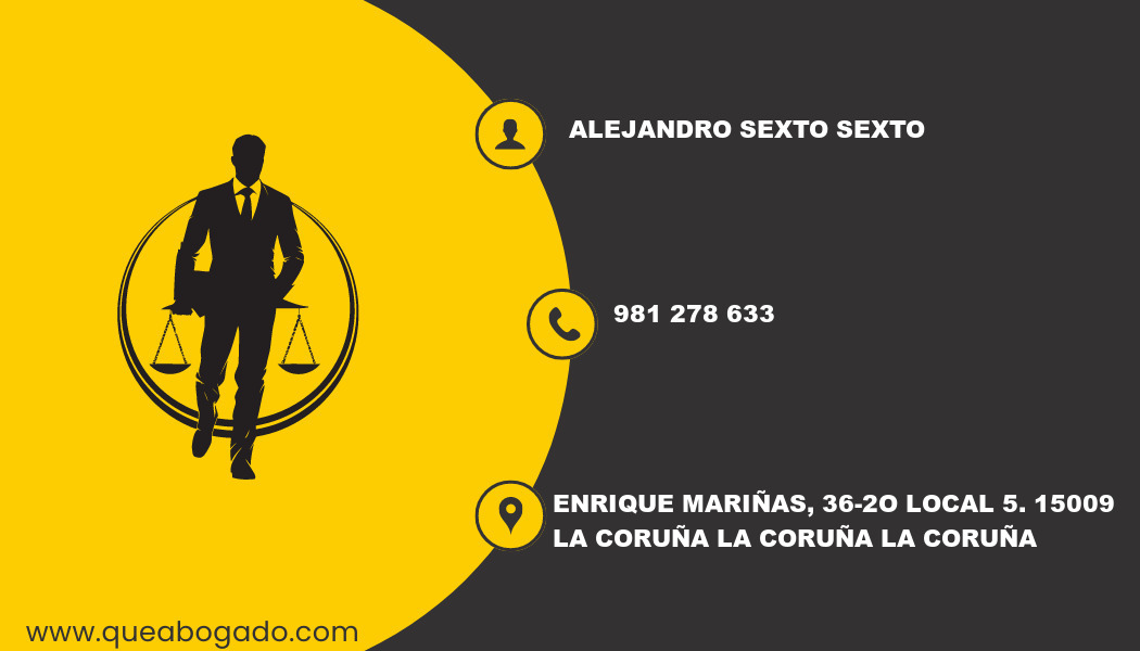 abogado Alejandro Sexto Sexto (La Coruña)