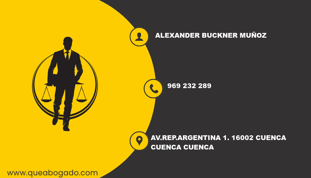 abogado Alexander Buckner Muñoz (Cuenca)