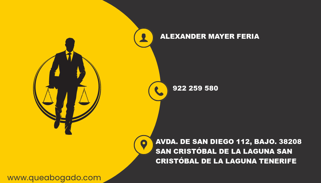 abogado Alexander Mayer Feria (San Cristóbal de La Laguna)