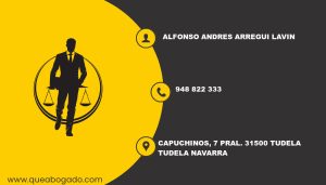 abogado Alfonso Andres Arregui Lavin (Tudela)