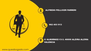 abogado Alfredo Pellicer Farreri (Alzira)