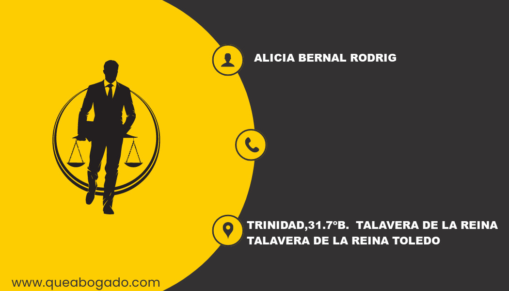 abogado Alicia Bernal Rodrig (Talavera de la Reina)