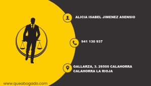 abogado Alicia Isabel Jimenez Asensio (Calahorra)