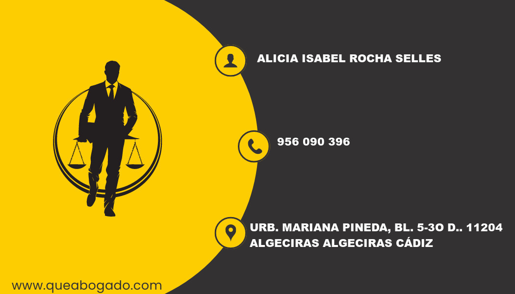 abogado Alicia Isabel Rocha Selles (Algeciras)