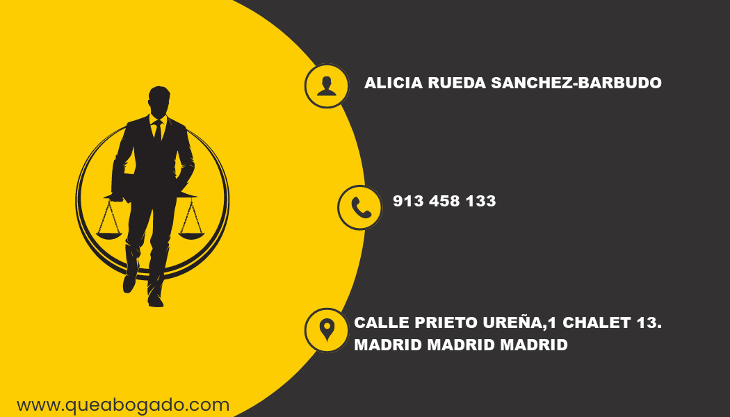 abogado Alicia Rueda Sanchez-Barbudo (Madrid)