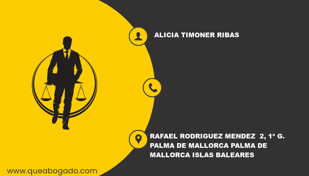 abogado Alicia Timoner Ribas (Palma de Mallorca)