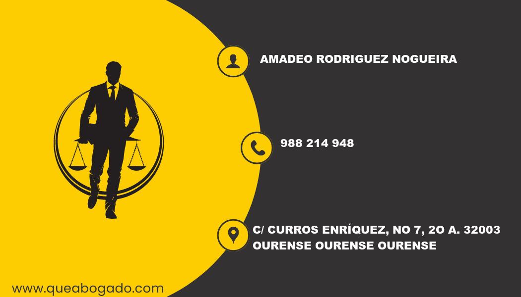 abogado Amadeo Rodriguez Nogueira (Ourense)