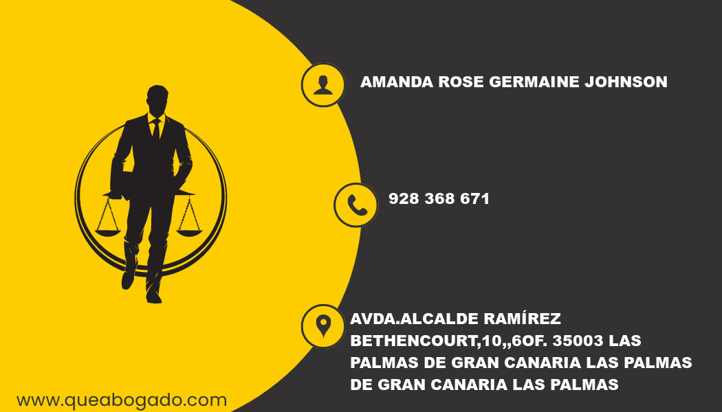 abogado Amanda Rose Germaine Johnson (Las Palmas de Gran Canaria)