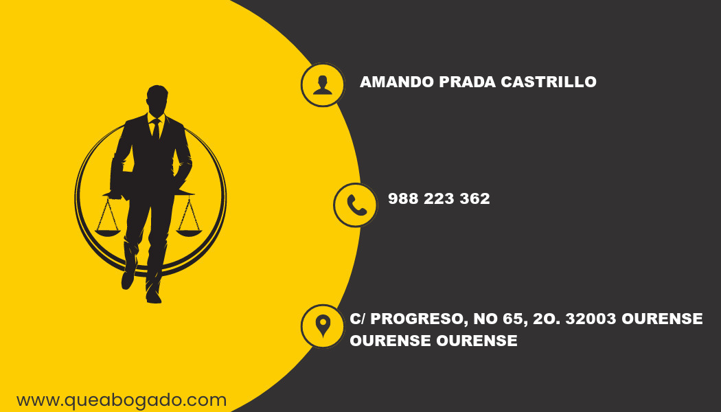 abogado Amando Prada Castrillo (Ourense)