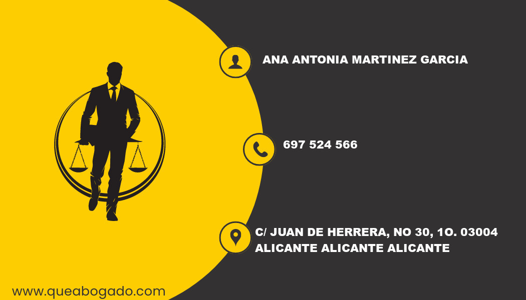 abogado Ana Antonia Martinez Garcia (Alicante)