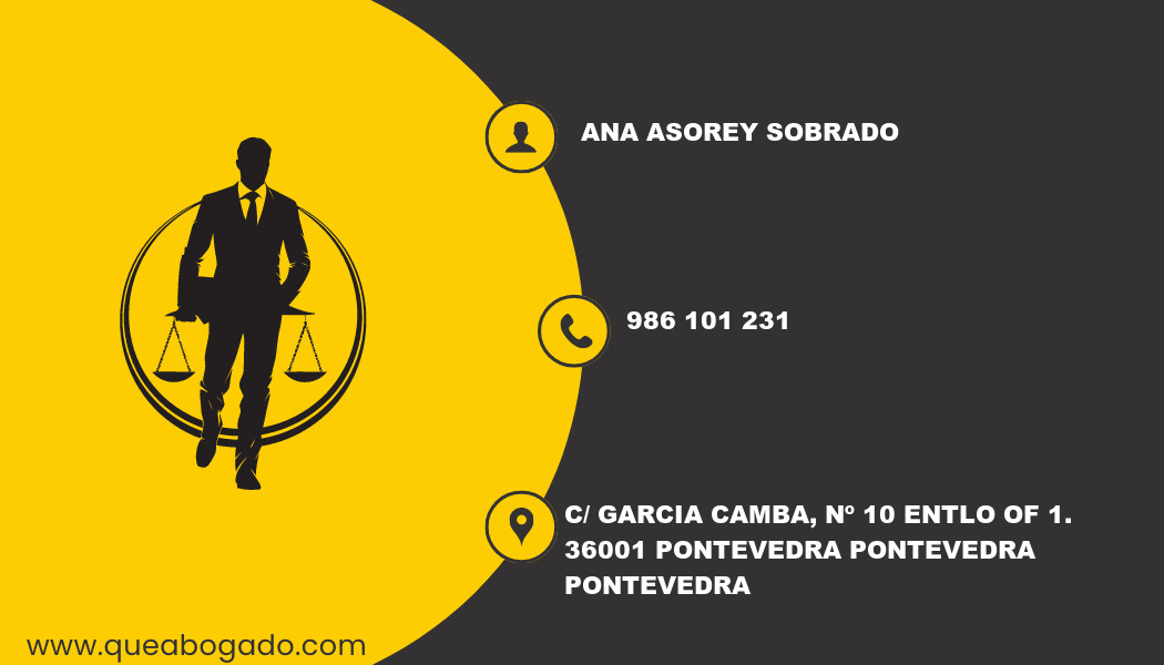 abogado Ana Asorey Sobrado (Pontevedra)