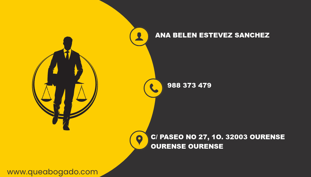 abogado Ana Belen Estevez Sanchez (Ourense)