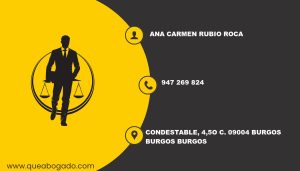 abogado Ana Carmen Rubio Roca (Burgos)