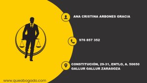 abogado Ana Cristina Arbones Gracia (Gallur)