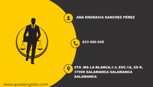 abogado Ana Engracia Sanchez Pérez (Salamanca)