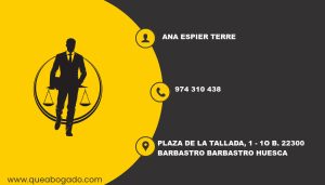 abogado Ana Espier Terre (Barbastro)