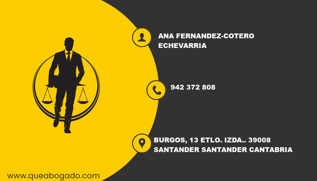 abogado Ana Fernandez-Cotero Echevarria (Santander)