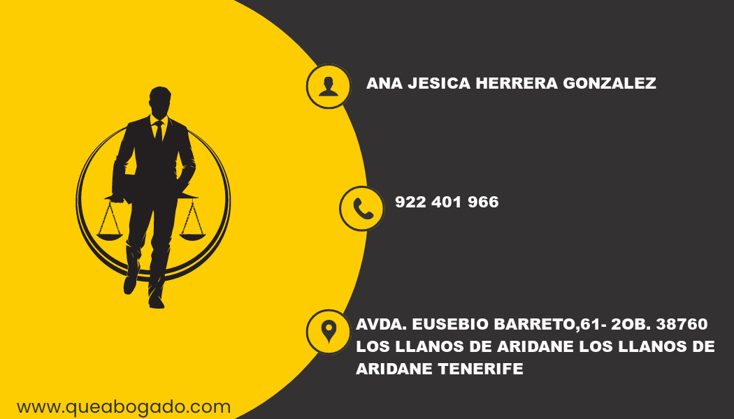 abogado Ana Jesica Herrera Gonzalez (Los Llanos de Aridane)