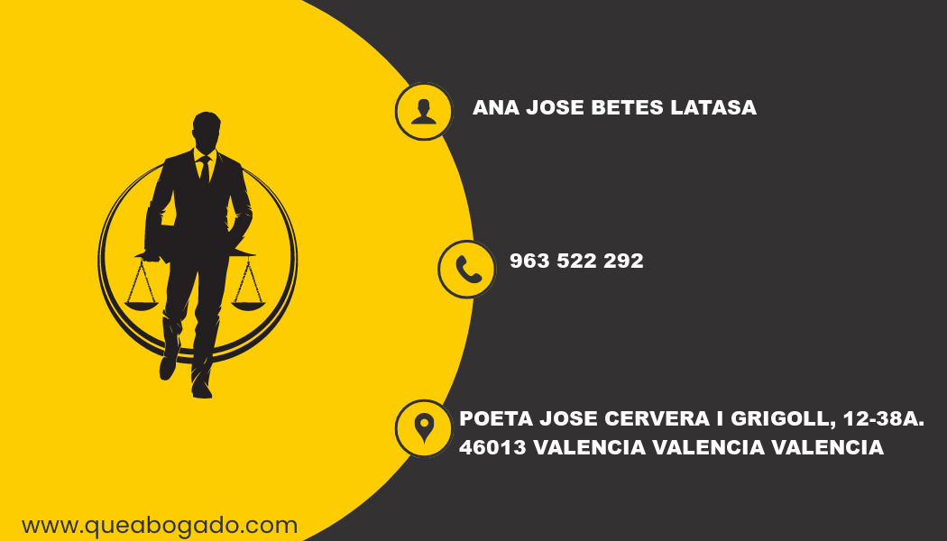 abogado Ana Jose Betes Latasa (Valencia)