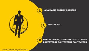 abogado Ana Maria Asorey Sobrado (Pontevedra)