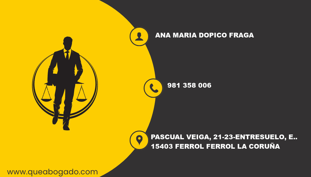 abogado Ana Maria Dopico Fraga (Ferrol)