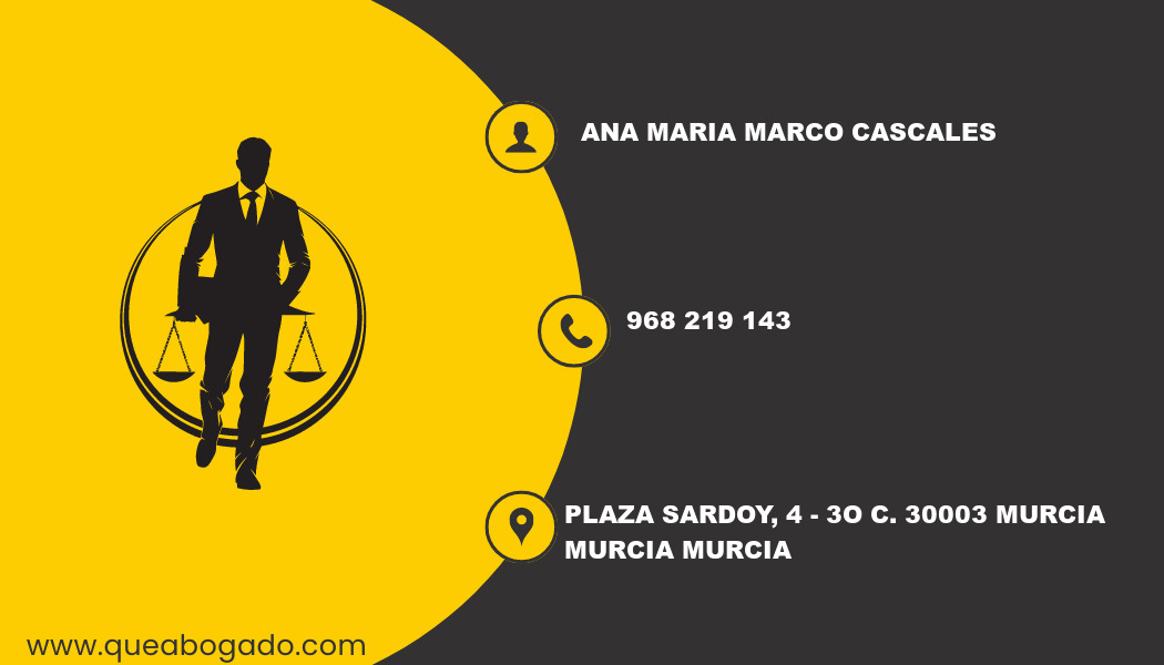 abogado Ana Maria Marco Cascales (Murcia)