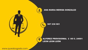 abogado Ana Maria Merida Gonzalez (Leon)