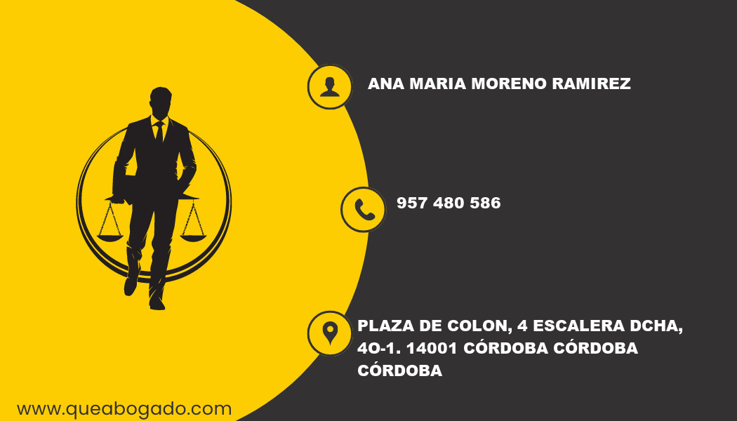 abogado Ana Maria Moreno Ramirez (Córdoba)