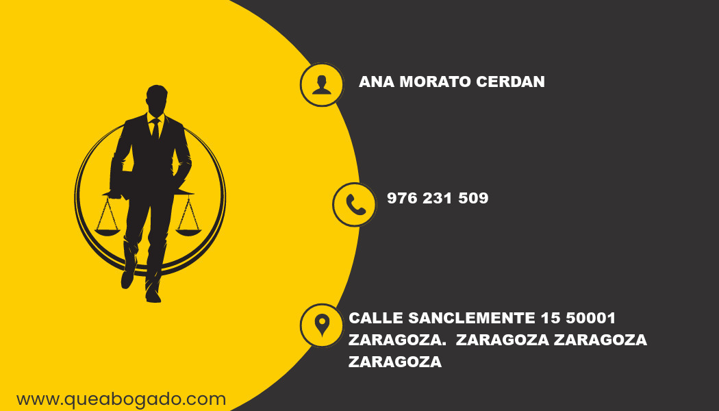 abogado Ana Morato Cerdan (Zaragoza)