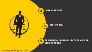 abogado Ana Ruiz Ruiz (El Viso)